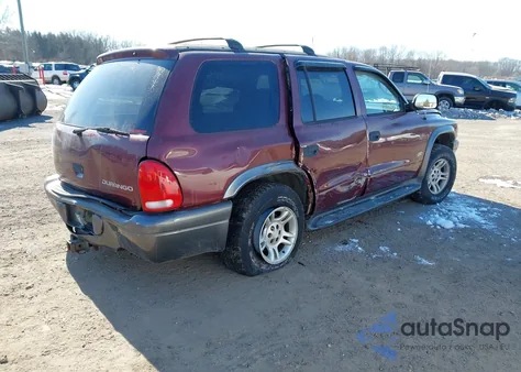 2002 Dodge Durango Sport z USA, uszkodzony, nr VIN 1B8HS38N62F212024